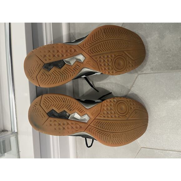 ASICS Womens Size 8 Gel-Rocket Turf Shoes Black Good Condition - Picture 6 of 7